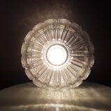 Vintage glass ceiling light from the 1960s