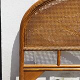 Set headboard and bedside woven rattan maugrion