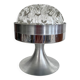 Vase pique-fleurs, support métal années 80