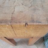 Authentic butcher's block on legs - End grain wood