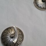 Coat rack with 3 art-deco hooks