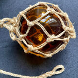 Marine float in glass and rope
