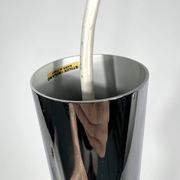 Stilux Milano, set of two chrome pendant lamps from 70s