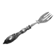 Classicist silver roast fork, France, 1880s