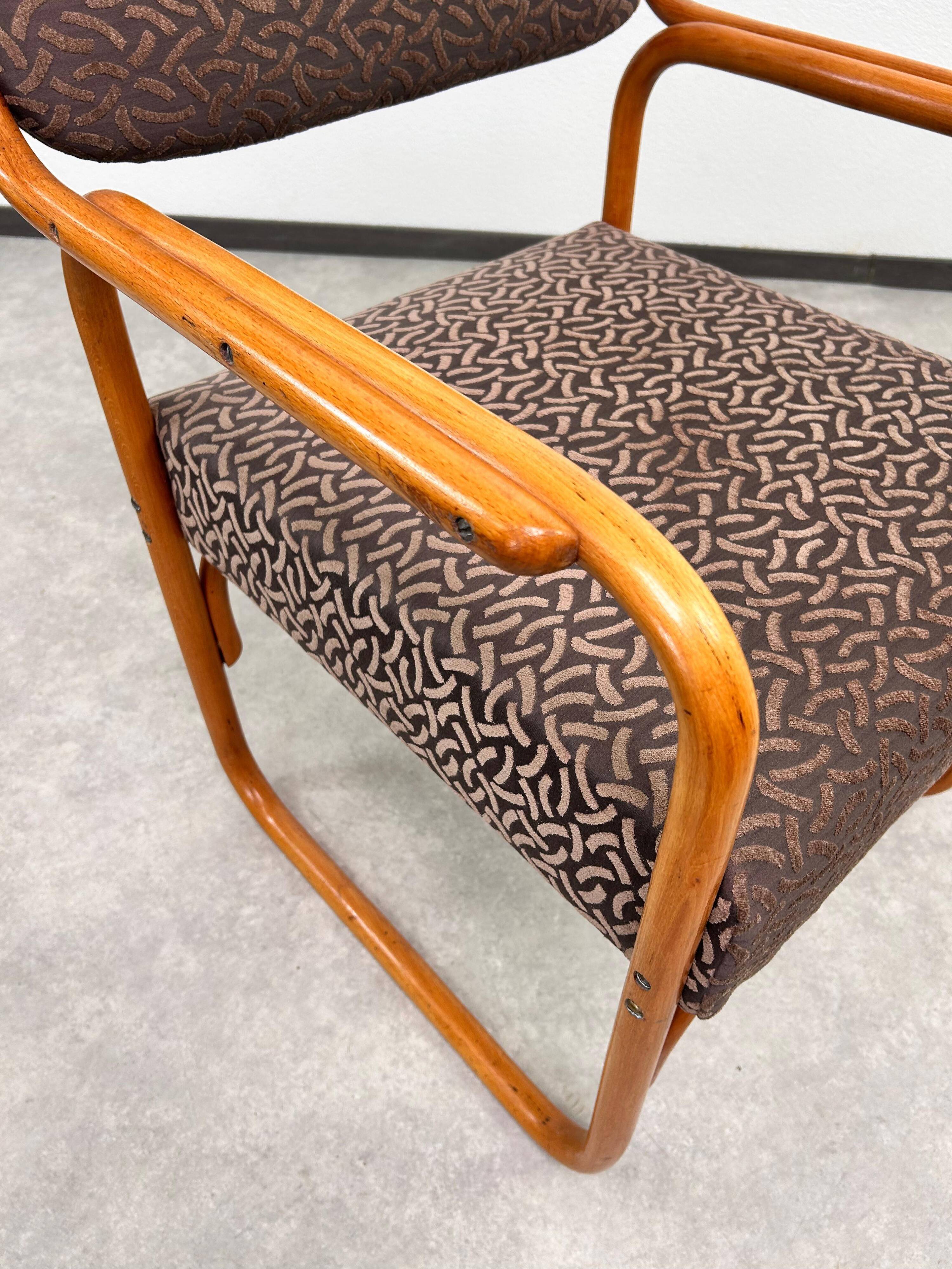 Very rare Art Deco Thonet A 60F armchairs.