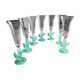 Champagne flutes model Cactus by Hilton Mc Connico