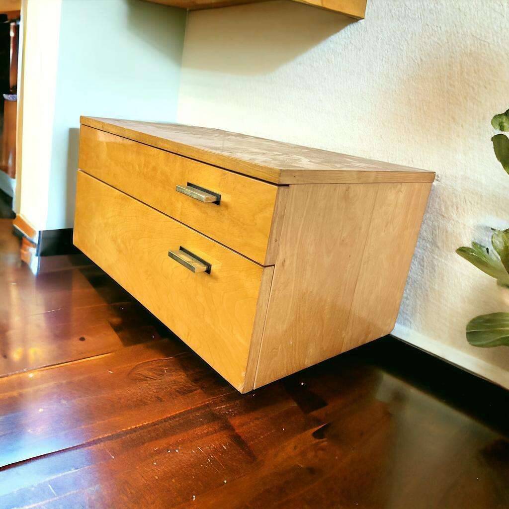 Vintage wall cabinet / floating cabinet / hanging cabinet