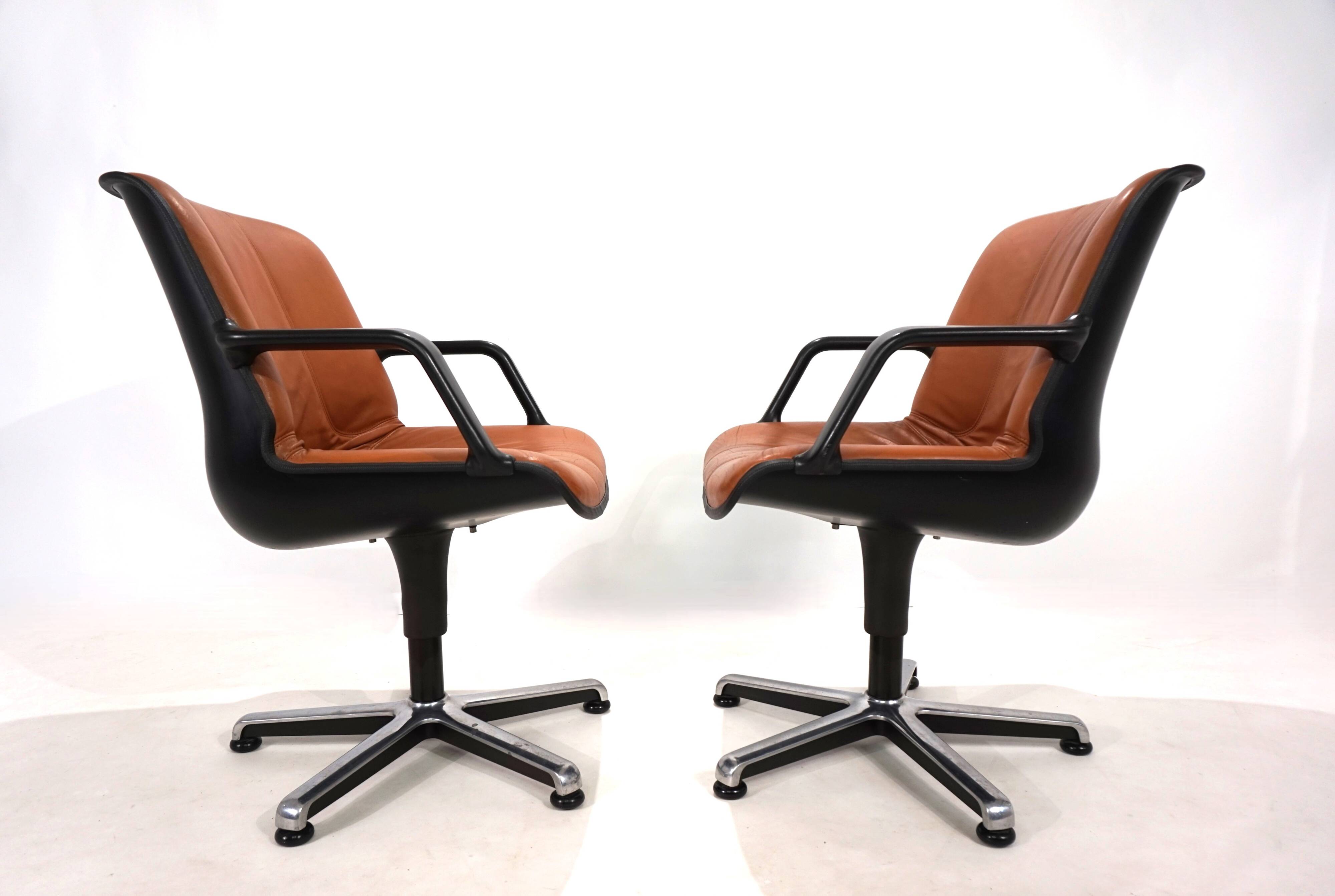 Set of two Fröscher office chairs by Burkhard Vogtherr, 1970