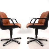 Set of two Fröscher office chairs by Burkhard Vogtherr, 1970