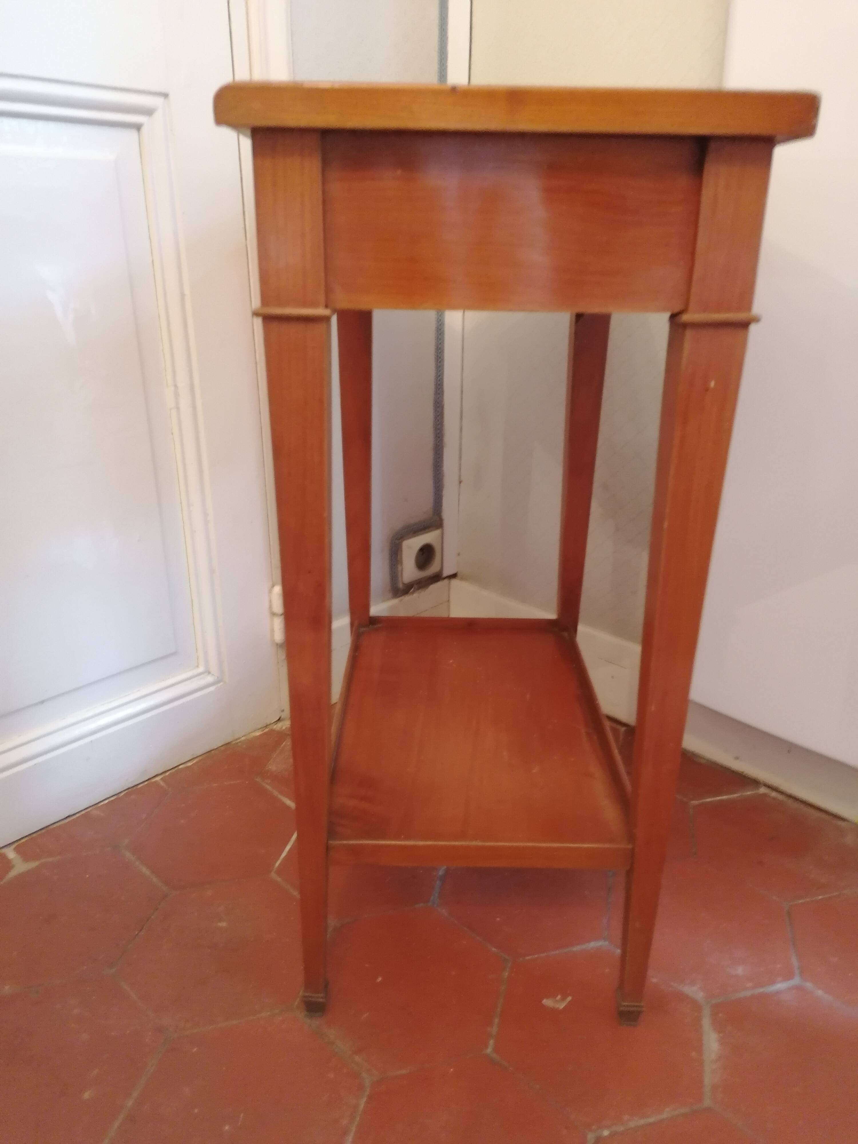 bedside table or small side table