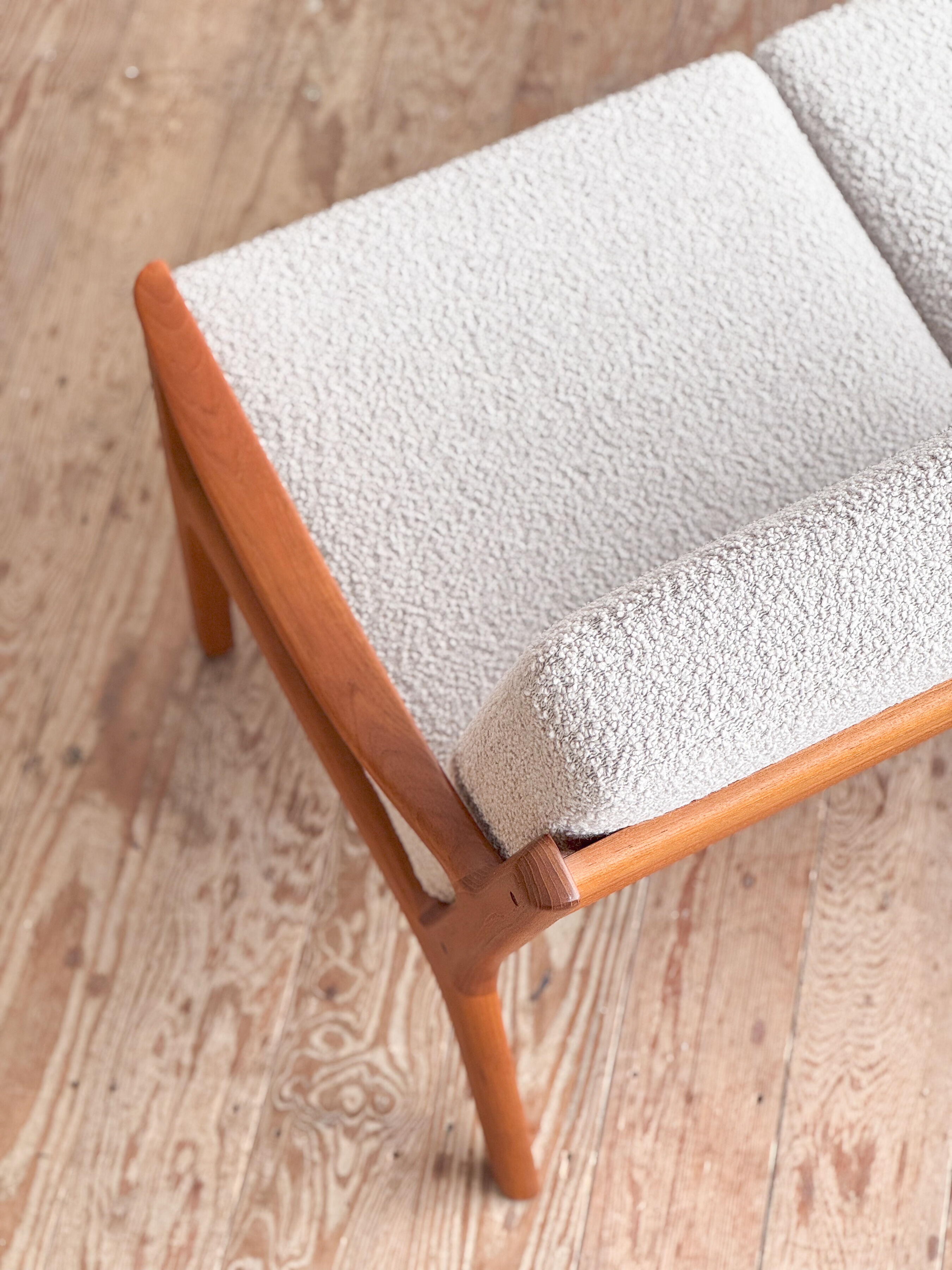 Canapé deux places, Ole Wanscher pour France & Son, série Senator, en teck