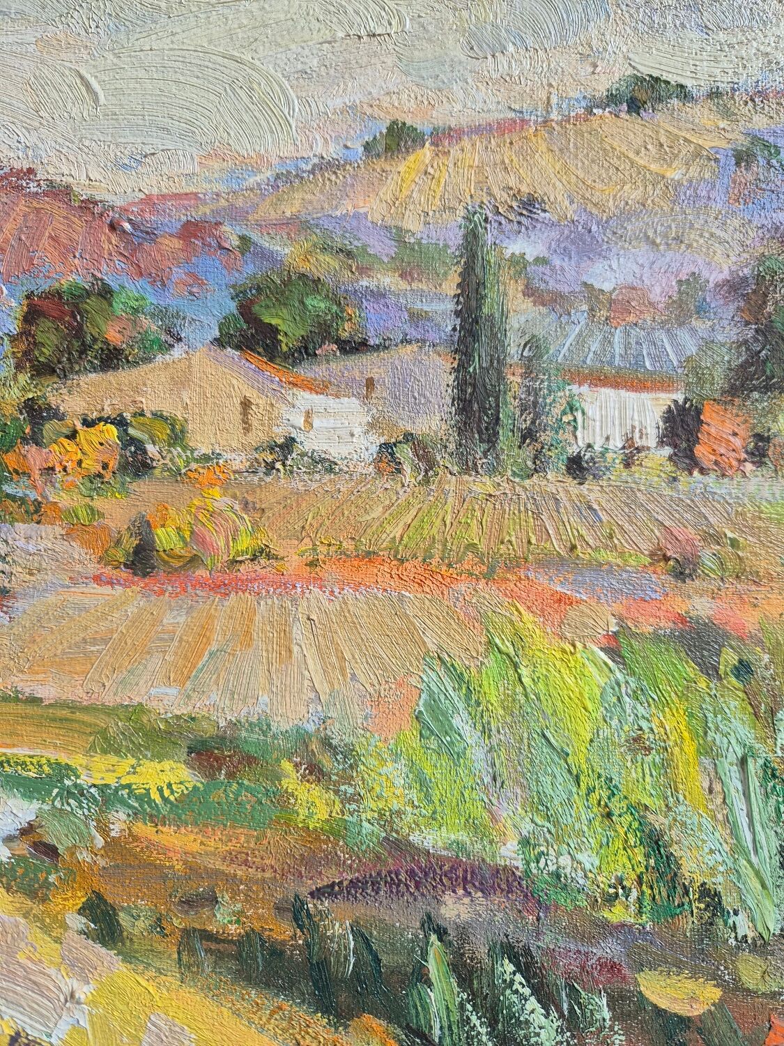 Provençal Landscape - Oil on canvas