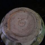 Alexandre bigot 1862-1927 sandstone vase signed and marked 190!