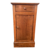 Table de chevet en noyer vintage