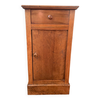 Vintage walnut bedside table