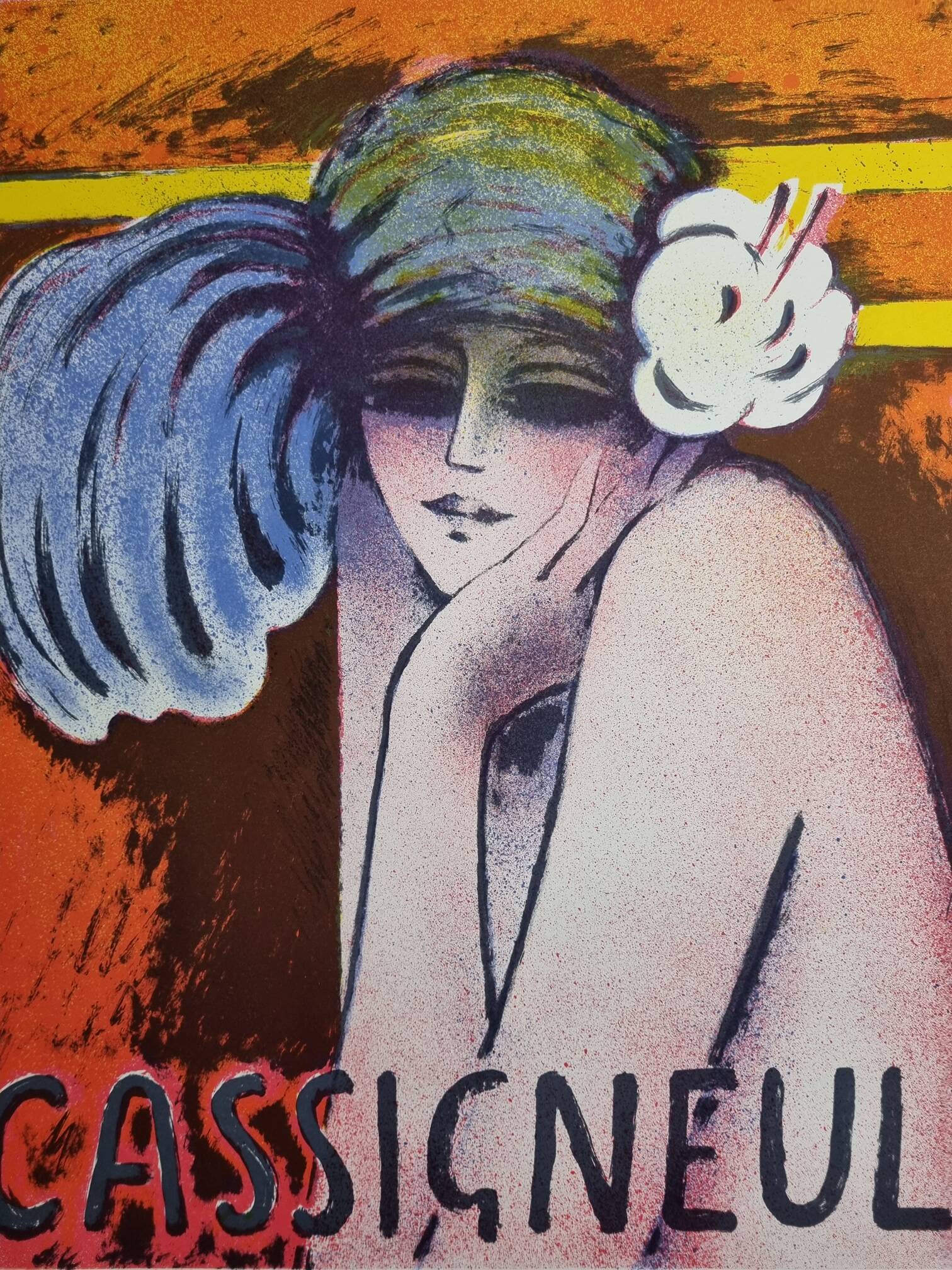 Affiche Originale de Jean Pierre Cassigneul - Expo 74 chez Wally Findlay