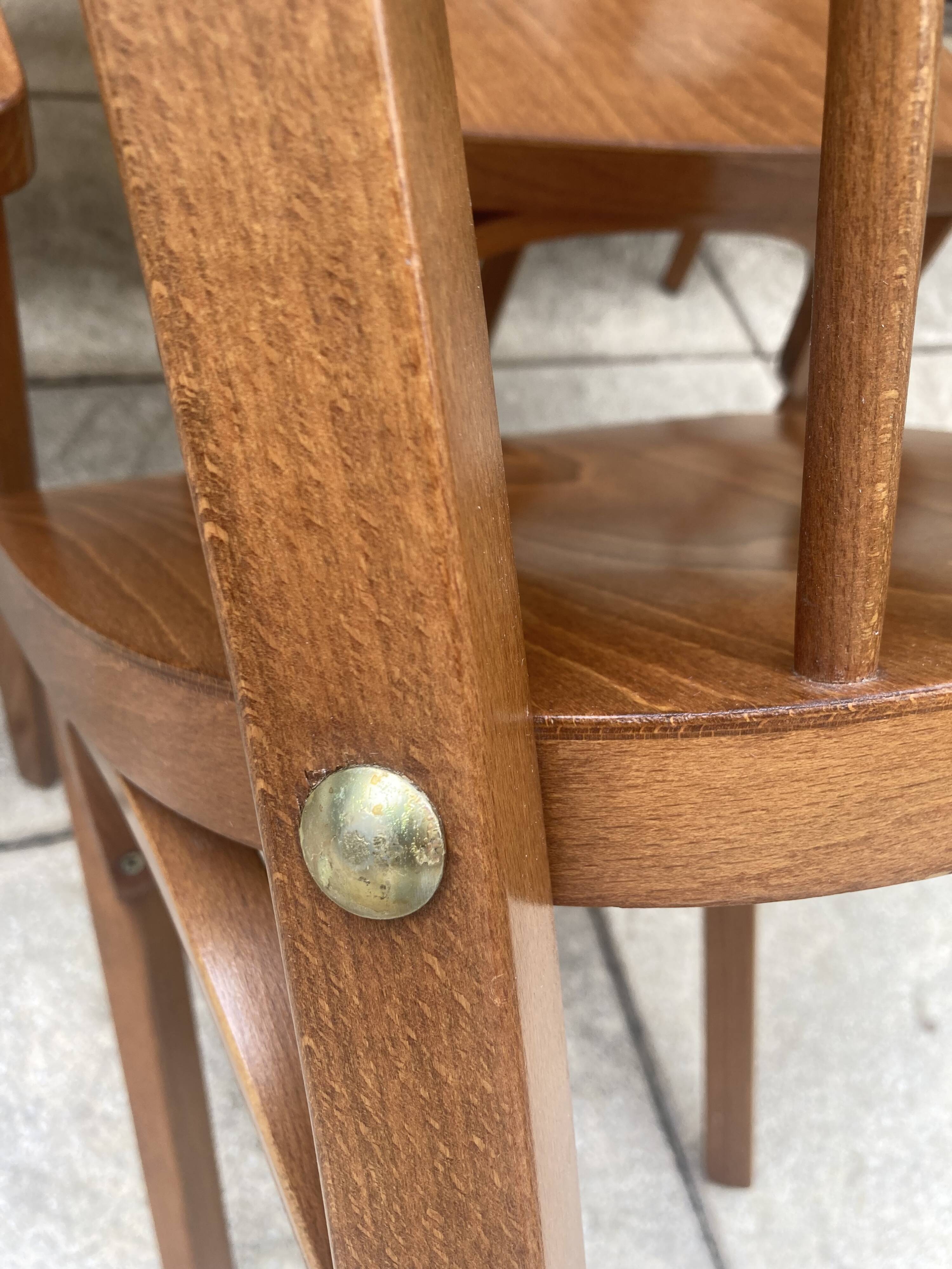 6 Baumann bistro chairs