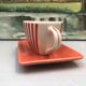 4 vintage ceramic coffee mugs edited by lbvyr circa