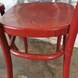 Set de 4 chaises bistrot bois courbé Fischel
