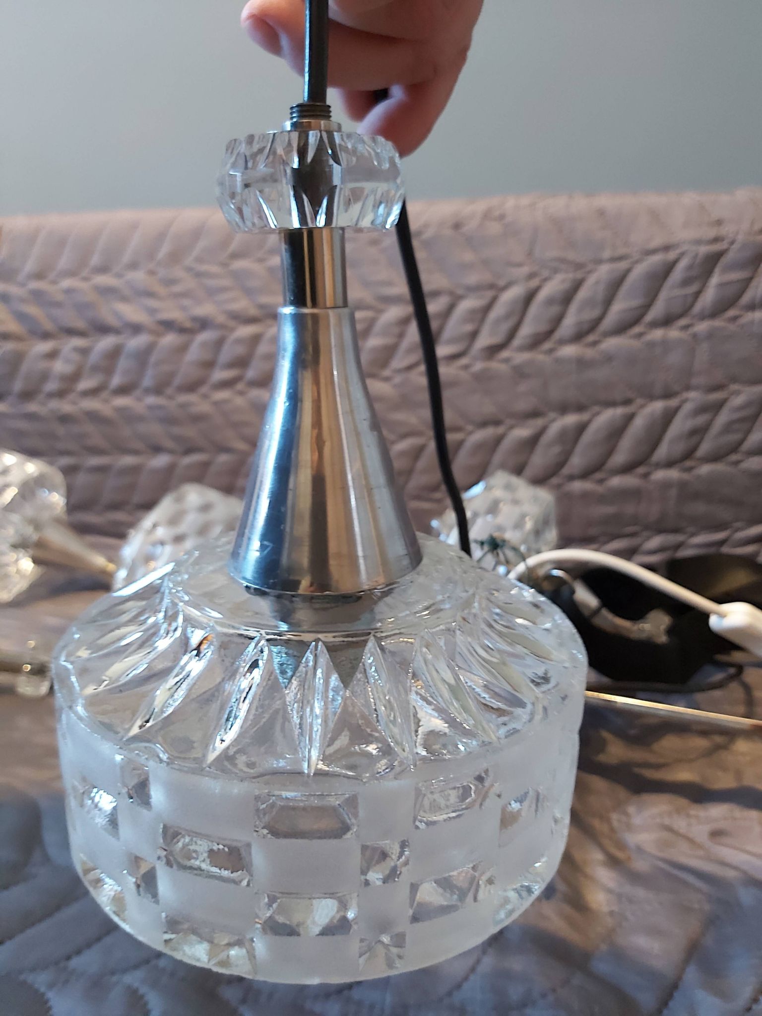 Lustre cascade, années 1970.