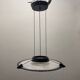 Black and white Murano Glass Light Pendant