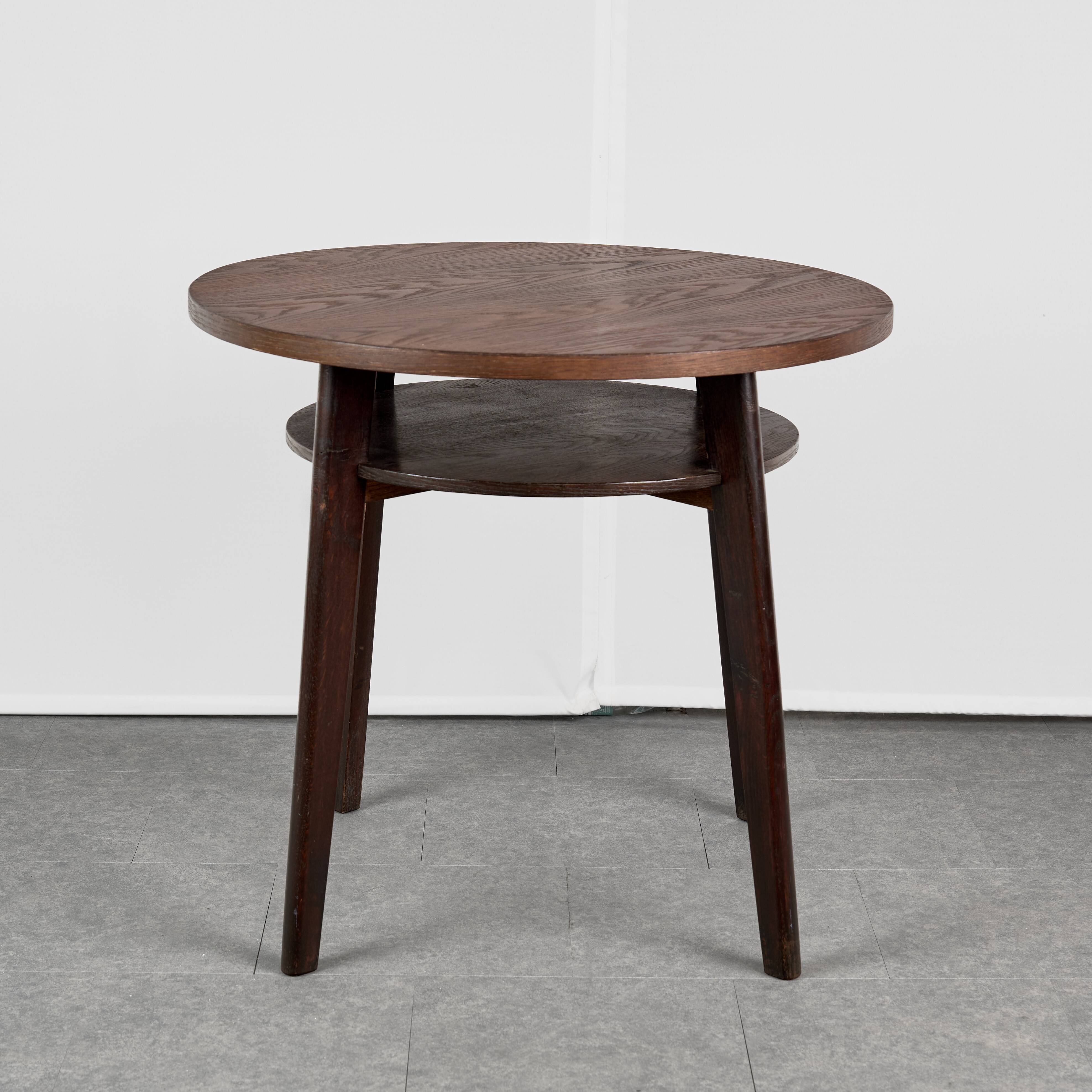 Vintage Round Coffee Table, 1960s, Czechoslovakia