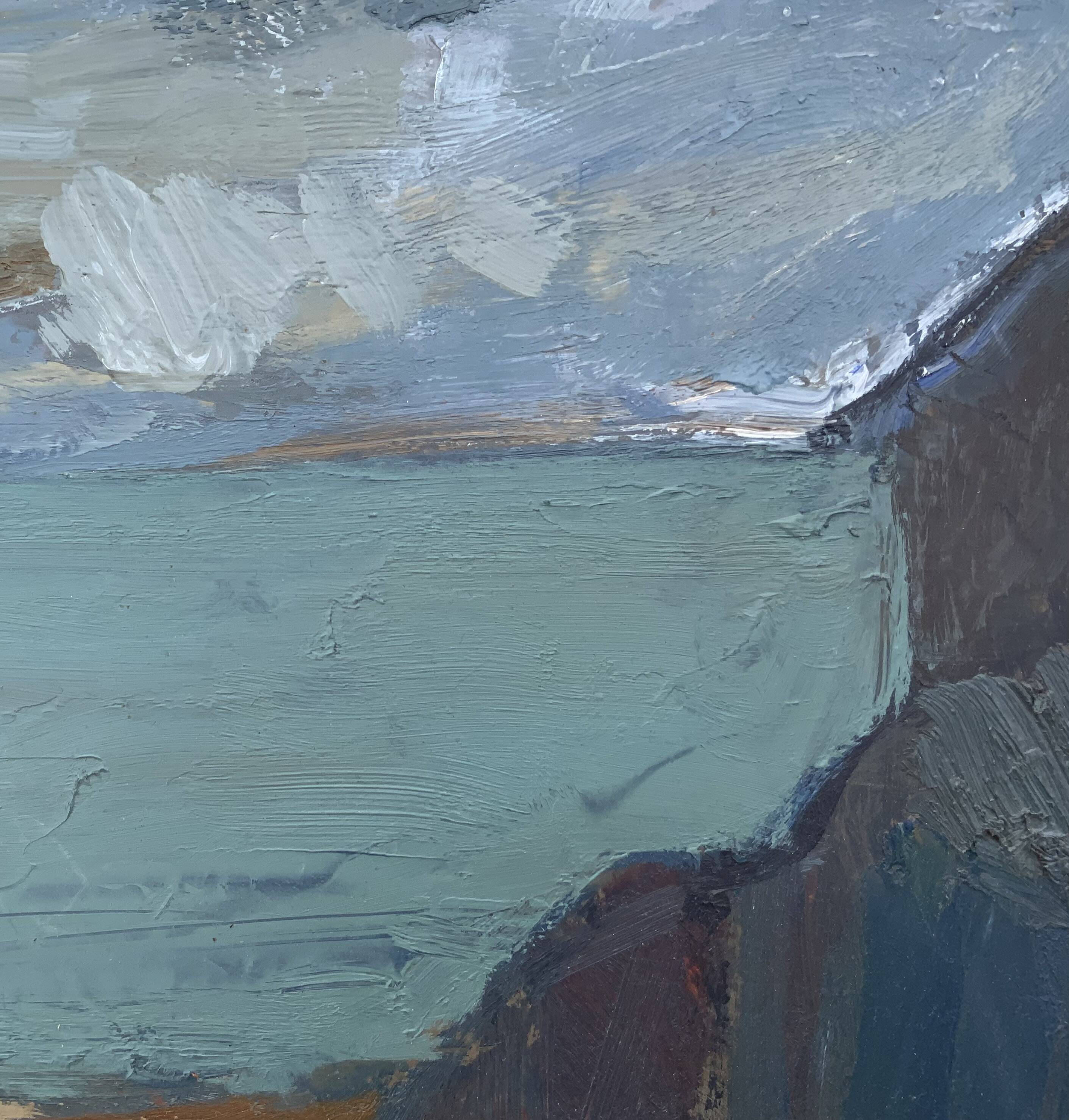 Vintage Landscape Painting by Svan Grandin (1906-1982) “Seacoast”