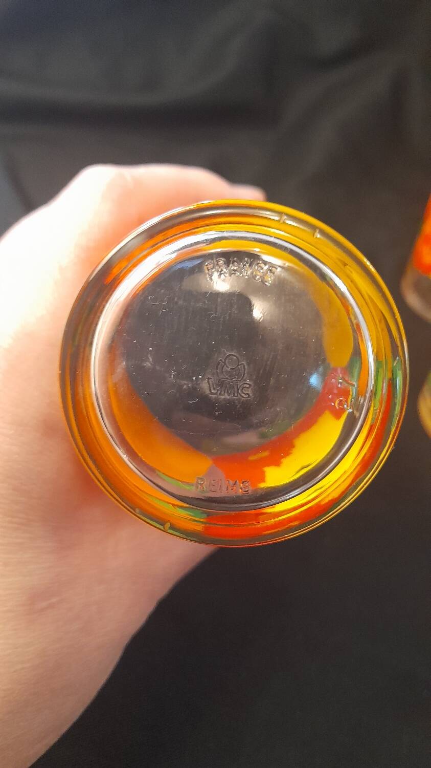 Orangeade service vmc reims 1 carafe and 6 glasses