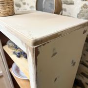 Petite armoire une porte art déco patinée