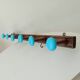 Old wall coat rack from the 40s