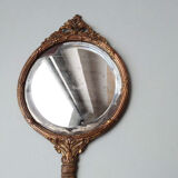 Mirror opposite hand late nineteenth 12x26cm