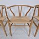 Chaises Wishbone CH24 de Hans J. Wegner par Carl Hansen & Søn, Danemark, Ensemble de 5