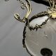 Louis XV style chandelier. Solid bronze, crystal.