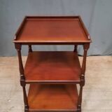 Side table with 3 trays