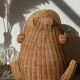 Wicker frog magazine rack by Olivier Cajan