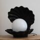 Shell lamp in ceramic and opaline