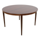 Mid-Century Round Rosewood Coffee Table by Severin Hansen for Haslev Møbelsnedkeri, 1960s
