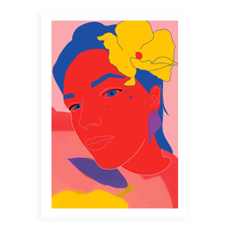 Lemon Girl - Illustration A4