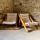 Pair of Kon Tiki armchairs by Gillis Lundgren for Ikea