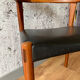 Lot of 4 wooden & skai chairs