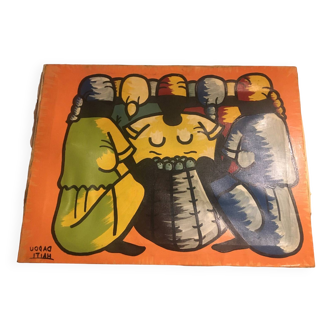 Haitian art crafts painting