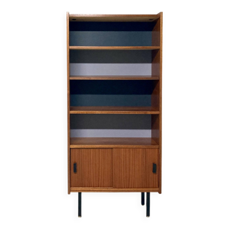 Vintage 60s modernist display cabinet bookcase