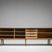 Large Rosewood Sideboard by Henning Kjaernulf for Bruno Hansen, 1950s