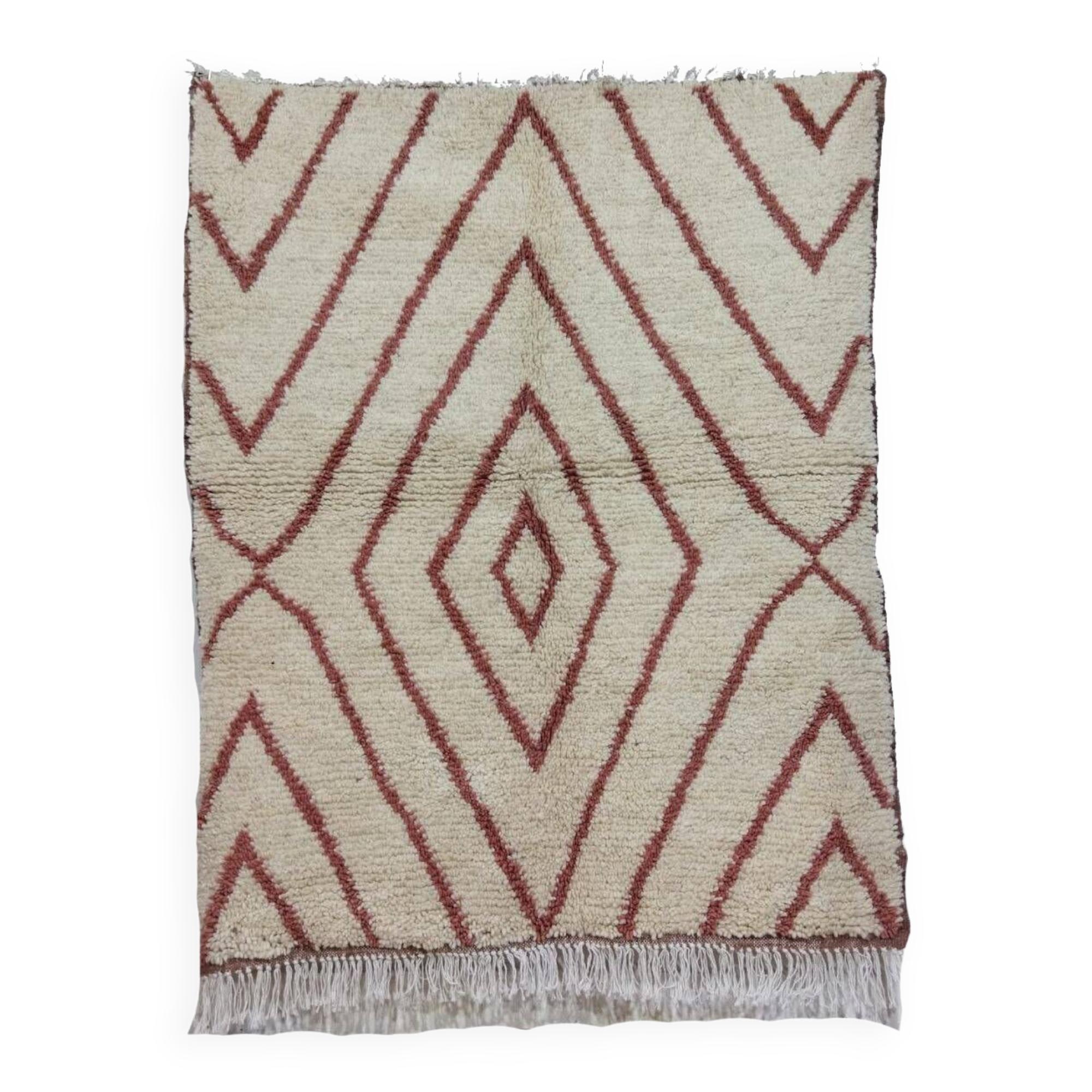 Handmade moroccan berber rug 157 x 130 cm