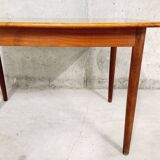 Vintage Scandinavian table 50s 60s in teak and formica