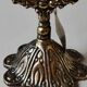 Menorah/Hebrew candlestick with 7 branches/Hanuka. Signed Holon Israel. 17 x 15.5 cm