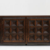 Spanish brutalist sideboard solid wood
