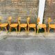 (Lot) 6 Bistro Chairs Lutherma Banana (Light Oak)