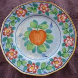 5 porcelain dessert plates from Limoges flowers