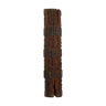 Old carved wooden column with floral motifs. 91 cm - 35.82 "
